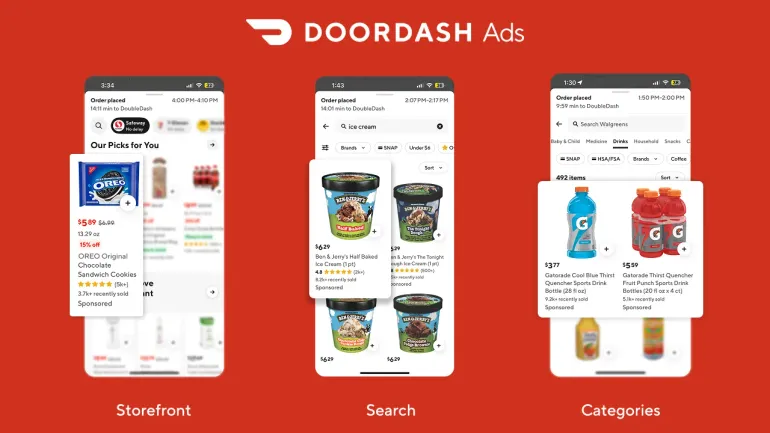 Ben & Jerry's, Red Bull Lift Sales com nova solução de anúncios do DOORDASH