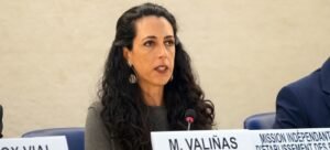 Marta Valiñas, presidente da Missão de Apuração dos Fatos sobre a Venezuela