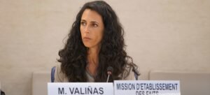 Presidente da Missão Internacional Independente de Apuração de Fatos da ONU sobre a Venezuela, Marta Valiñas (Arquivo)