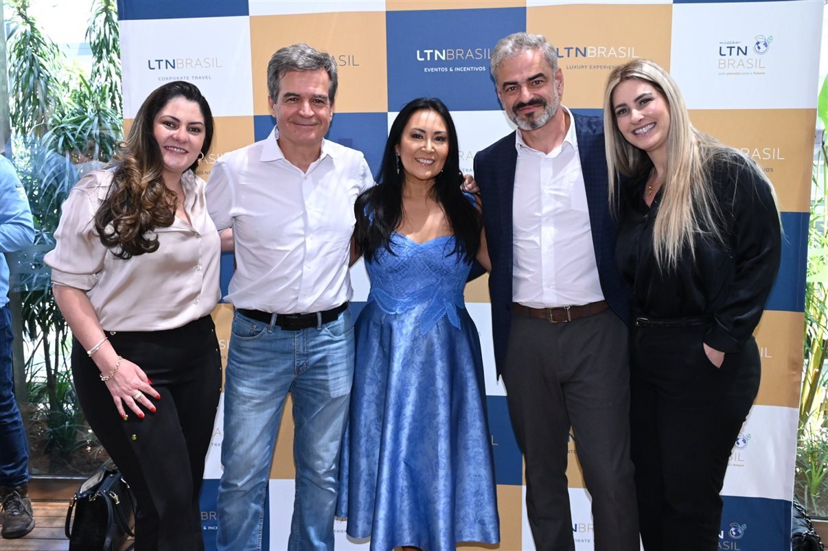 Andrea Lima, Paulo Pires, Augusto Bezerra, Juliane Pedro Bom, da Localiza, e Leonor Bernhoeft, da LTN Brasil