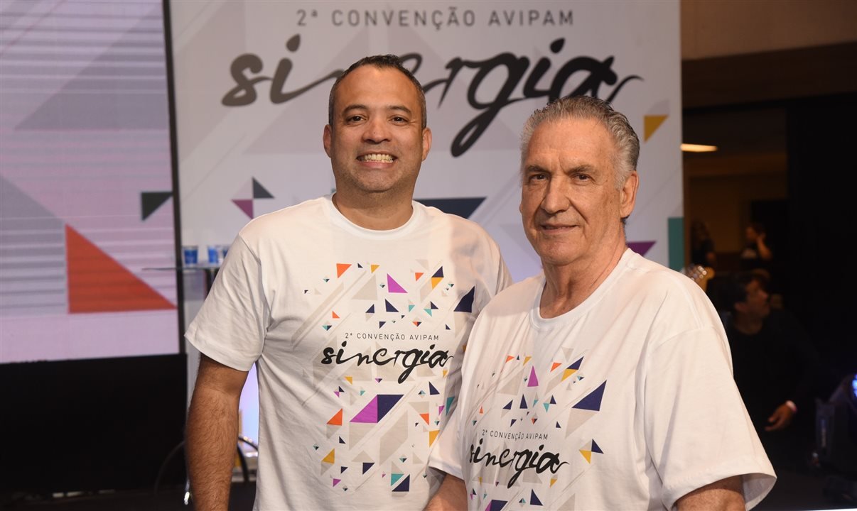 Peterson Prado e Antonio Fernando Slomp, da AVIPAM