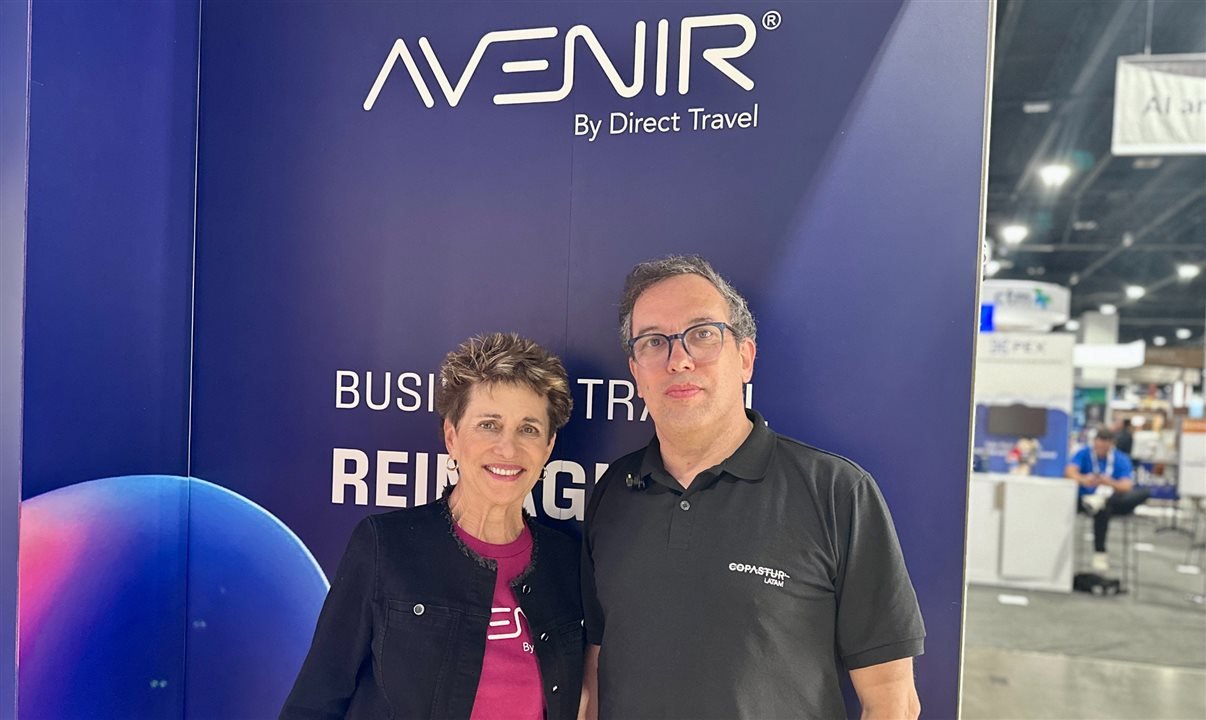 DJ Greenagel, da Direct Travel, e Felipe Mesquita, da Copastur