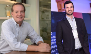 Fernando Vasconcellos, da Kontik, e Rubens Schwartzmann, da Costa Brava e Abracorp