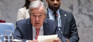 António Guterres enfatizou ainda o colapso de serviços básicos e o deslocamento em massa