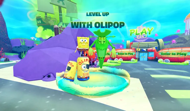 Olipop apela a homens jovens com sabor de Bob Esponja, experiência Roblox