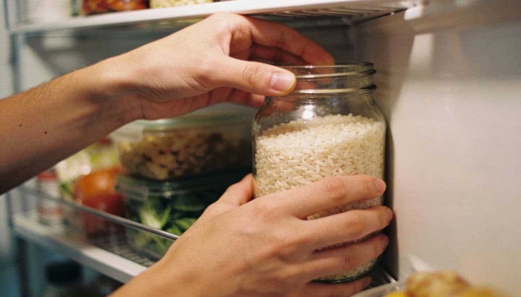 Essa dica japonesa com arroz pode deixar sua geladeira seca e sem cheiro ruim