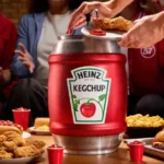Heinz explora a cultura de lanches do Super Bowl com barril de ketchup inovador