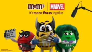 Porta-vozes da M&M se transformam em super-heróis da Marvel para campanha global