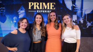 Drª Fabiana Marques, Dani Martins, Anna Maoli e Natália Titos durante a Prime Experience no WTC São Paulo.