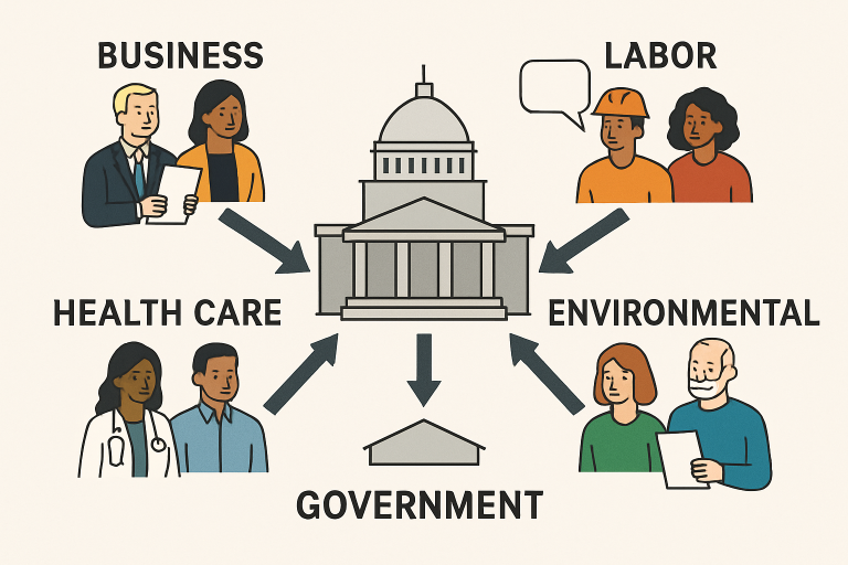Como as leis de lobby moldam os resultados das políticas
