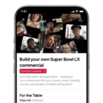 O Uber Eats permite que os fãs criem seu próprio anúncio do Super Bowl com integração no aplicativo