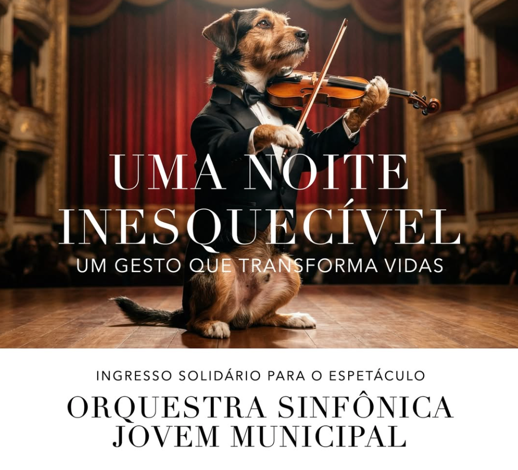 Uma noite para salvar vidas: espetáculo sinfônico no Theatro Municipal de São Paulo une arte, emoção e causa animal