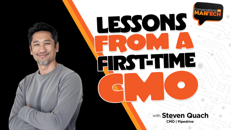 Lições de um CMO iniciante