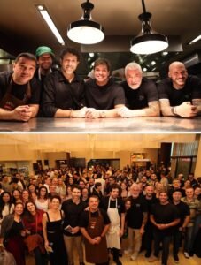 Chefs estrelados se unem em jantar beneficente em São Paulo em apoio ao Quebrada Alimentada