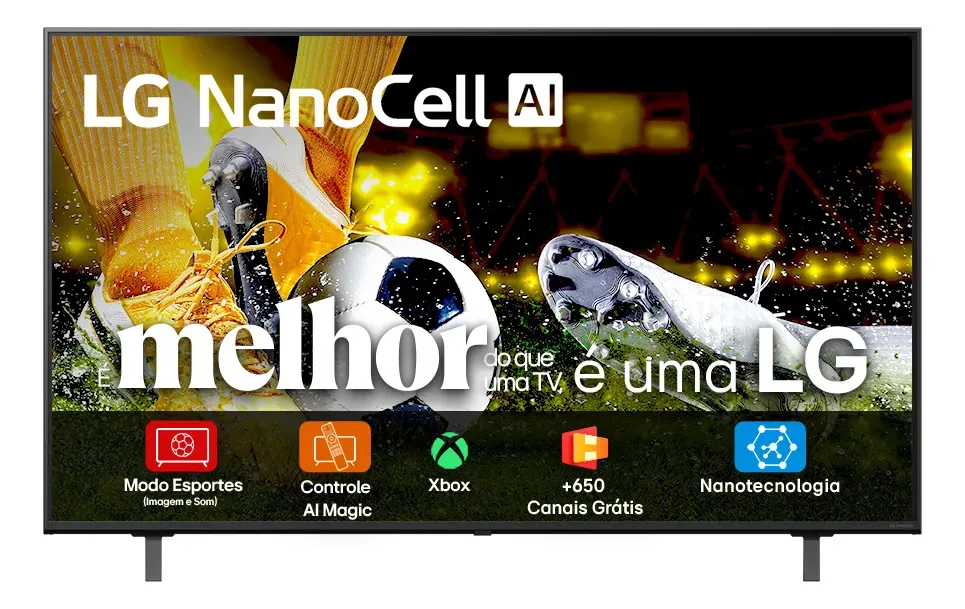 Smart TV LG NanoCell 50″ 4K com 49% OFF