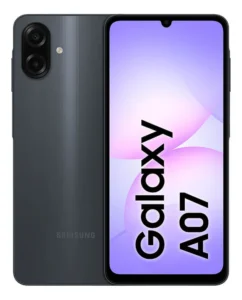 Celular Samsung Galaxy A07 256gb, 8gb, Câmera 50mp, Tela 6.7 , Proteção Ip54, Processador 6nm - Preto
