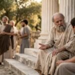 Sócrates, filósofo: " A única coisa que sei é que nada sei. "