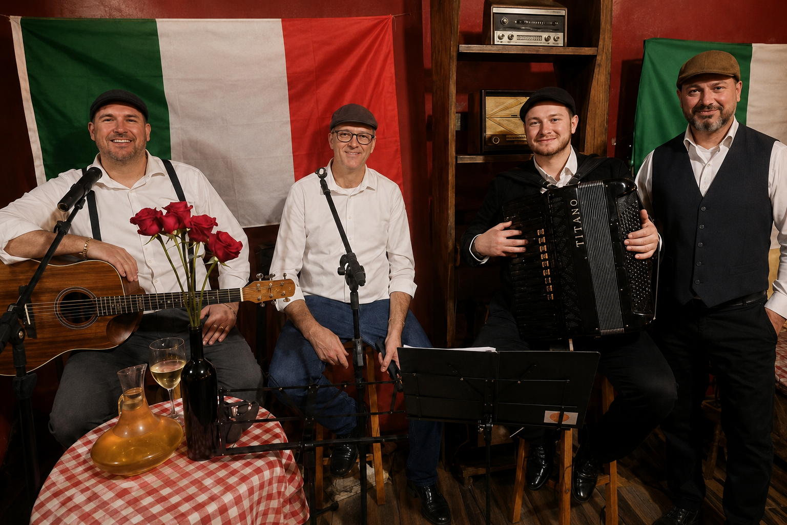 Grupo Nostre Radize leva a tradição da música italiana para eventos e mantém viva a cultura dos filós na Serra Gaúcha