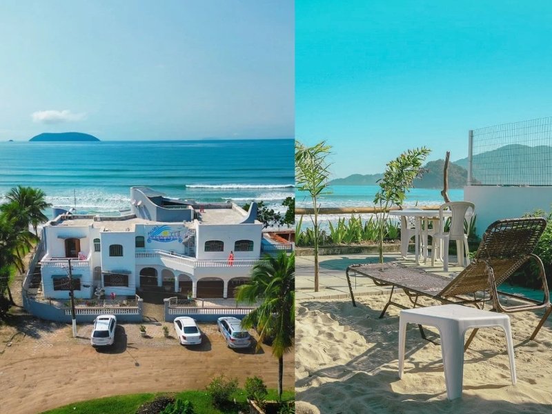 Conheça a pousada e o flat pé na areia que estão conquistando Ubatuba