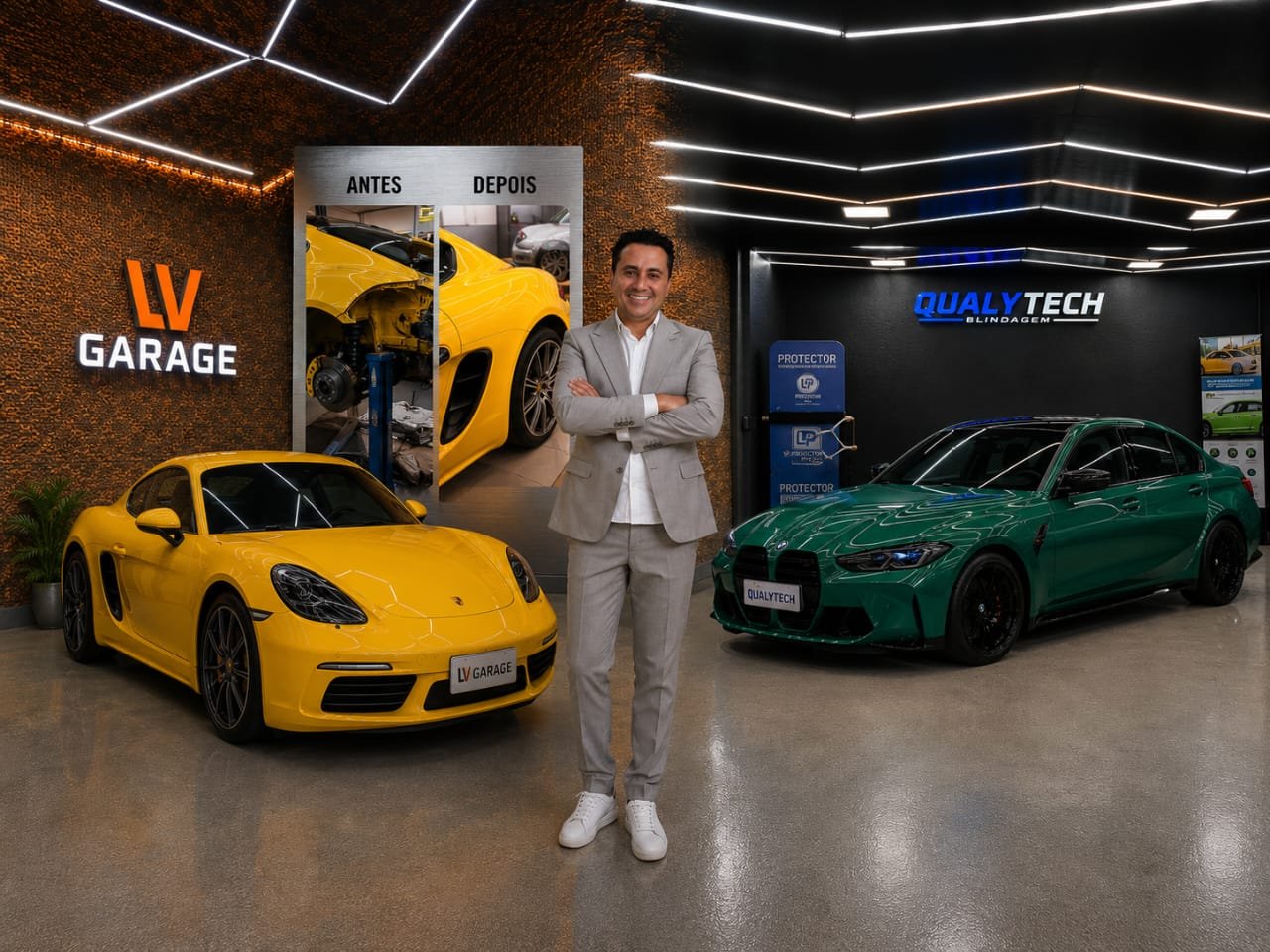 Da cabine improvisada à blindagem premium: como um empreendedor transformou um negócio de garagem em duas empresas do setor automotivo