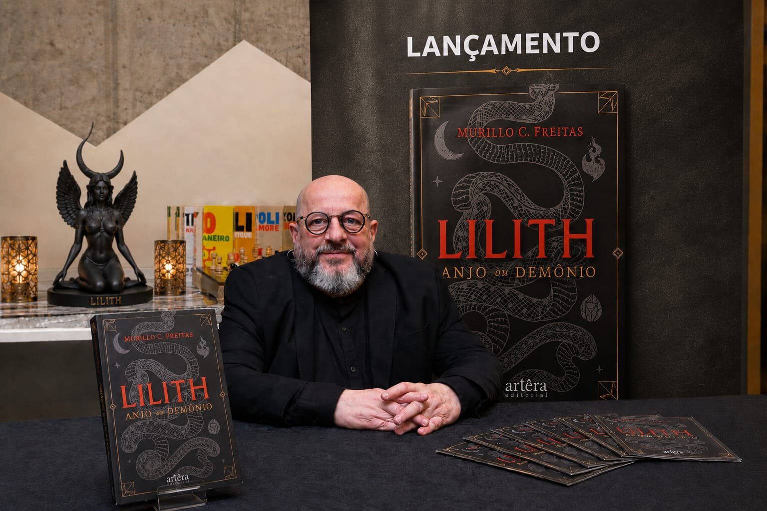 Murillo C. Freitas lança sexto livro e propõe uma nova reflexão sobre Lilith sob perspectivas histórica, psicológica e social