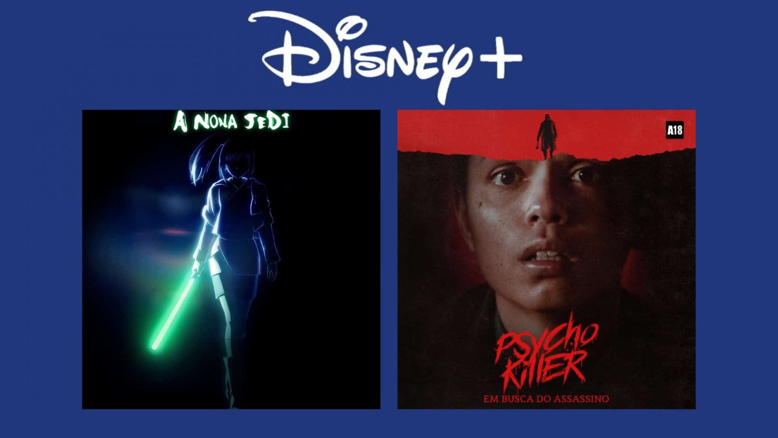 pôsteres dos dois destaques da semana do disney+