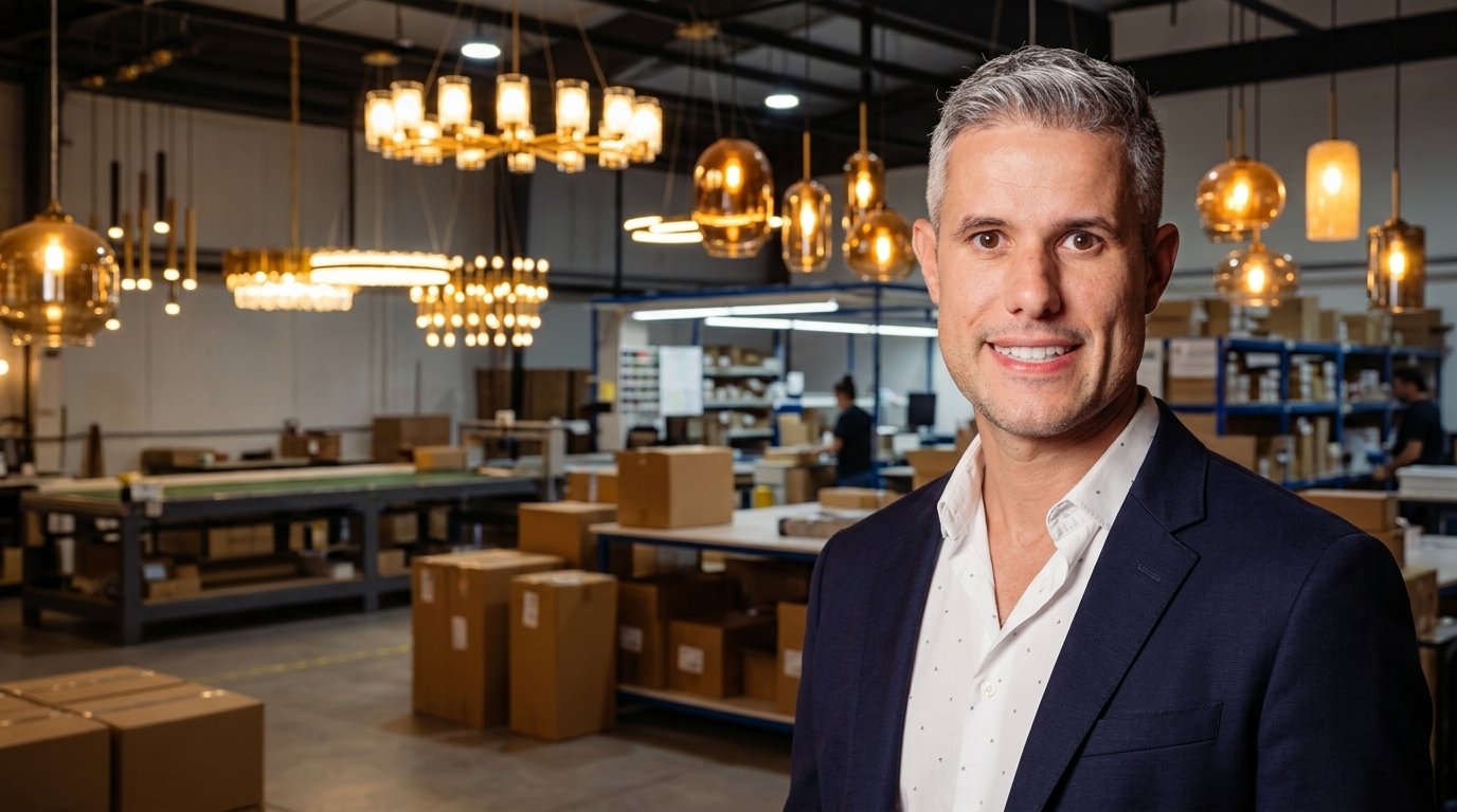 Eduardo Vaccari transformou um negócio tradicional de iluminação em uma operação digital que hoje registra mais de 10 mil pedidos por mês nos canais online.