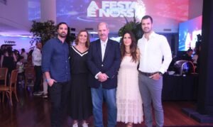 Família Schwartzmann: Carlos, Ju, Mauro, Marina e Rubens