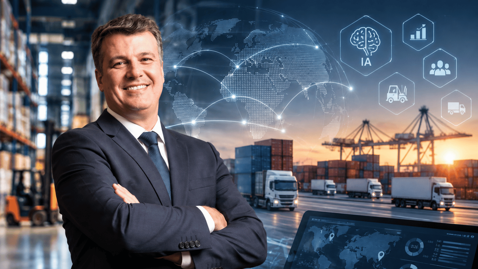 Allan Bernardotti destaca a importância de integrar tecnologia, liderança e desenvolvimento humano para construir operações logísticas mais eficientes, inteligentes e sustentáveis.