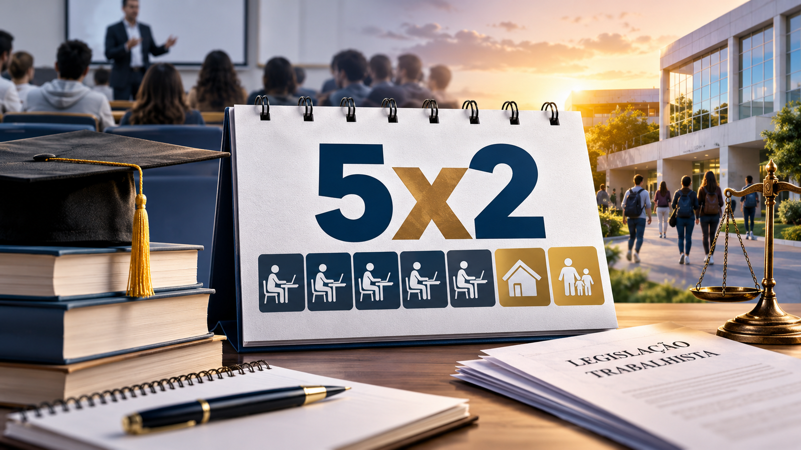 A implementação da escala 5x2 traz desafios para as instituições de ensino superior, especialmente na organização das atividades acadêmicas, na remuneração dos professores e na preservação do acesso à educação.