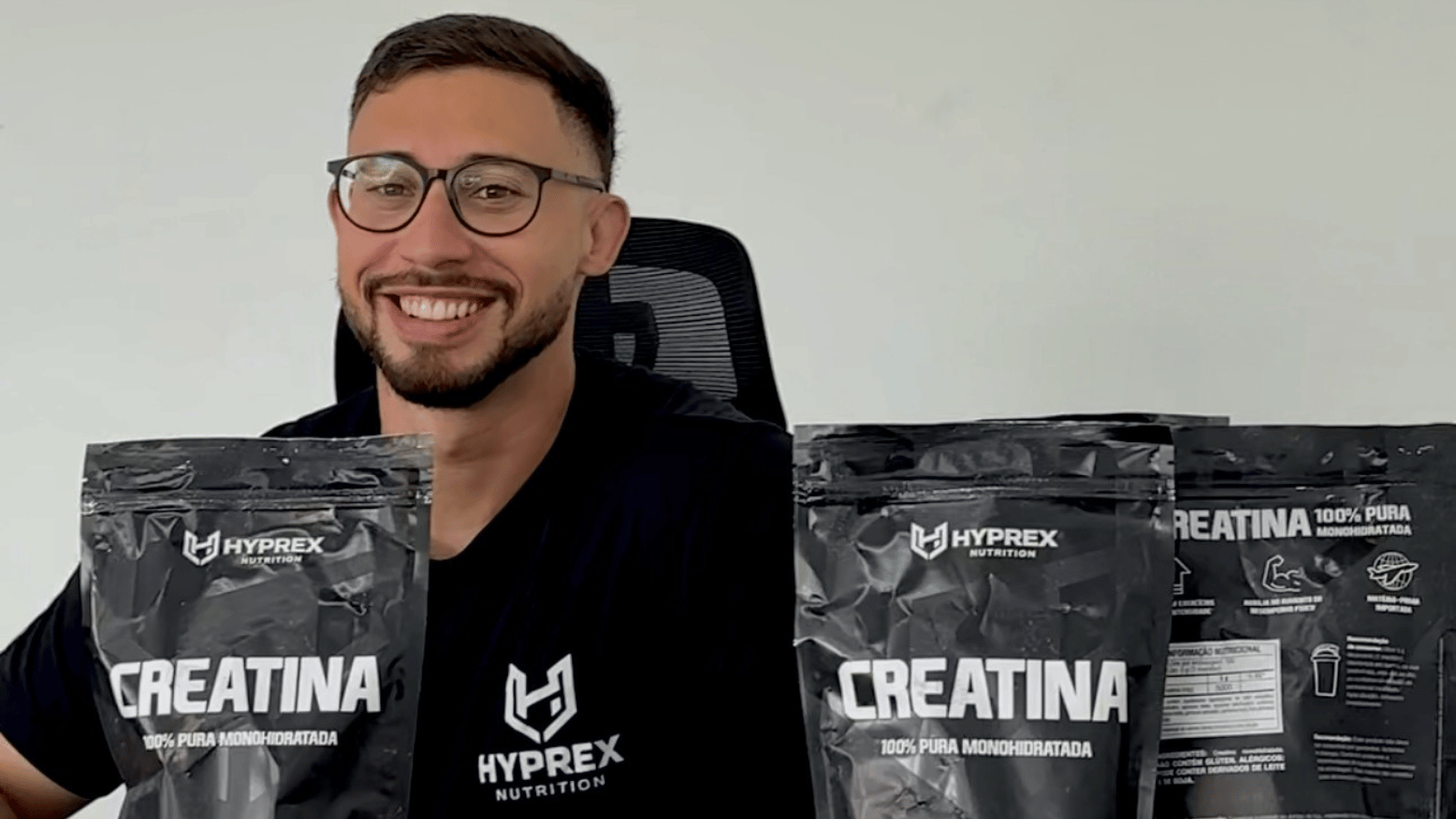 Victor Wandeveld apresenta a Hyprex, marca que representa uma nova etapa de sua trajetória no setor de suplementos alimentares. Foto: Divulgação.