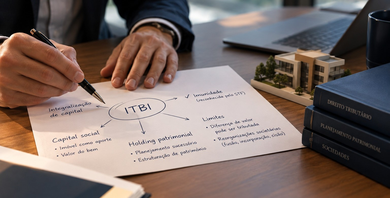 STF livra de ITBI o imóvel usado para formar o capital da empresa, inclusive no caso das imobiliárias