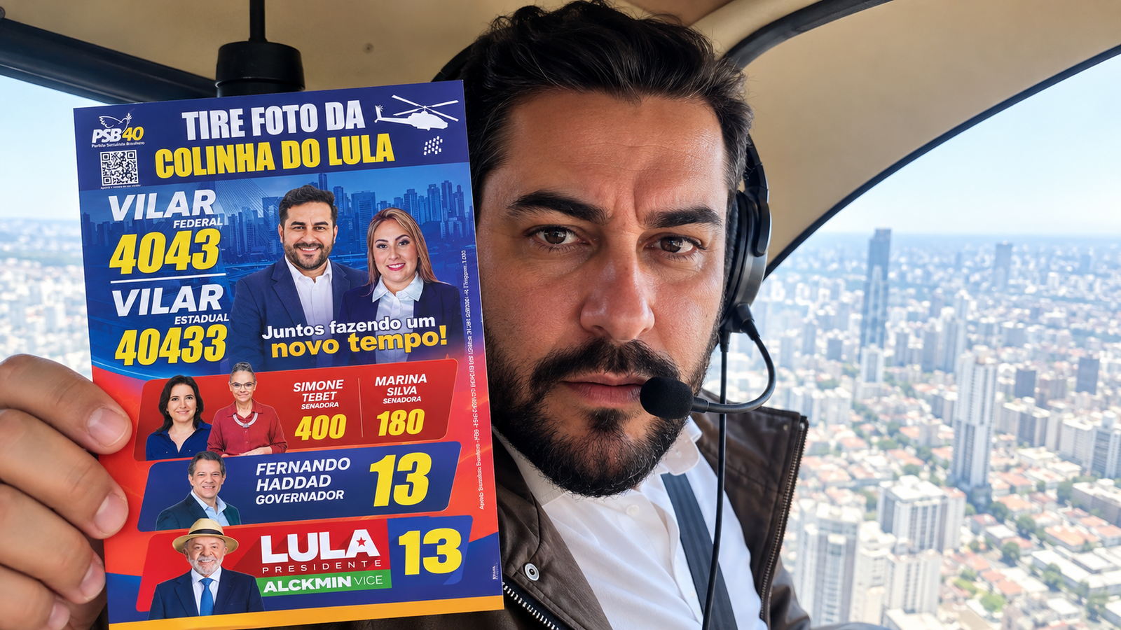 “Colinha do Lula” cai do céu na Paulista, viraliza e provoca repercussão política